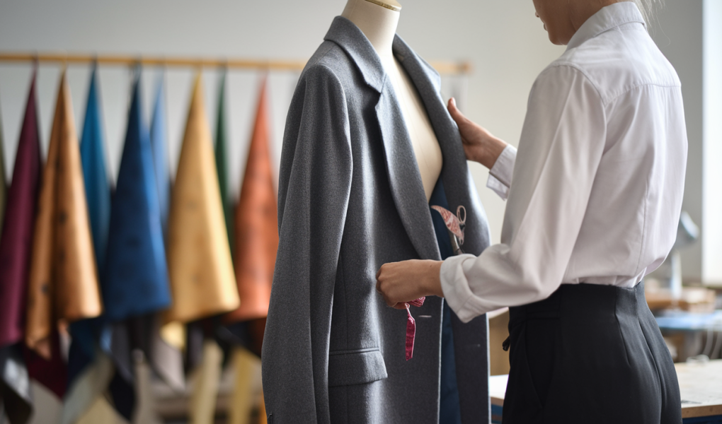 couturier-examine-manteau-atlier-tissus