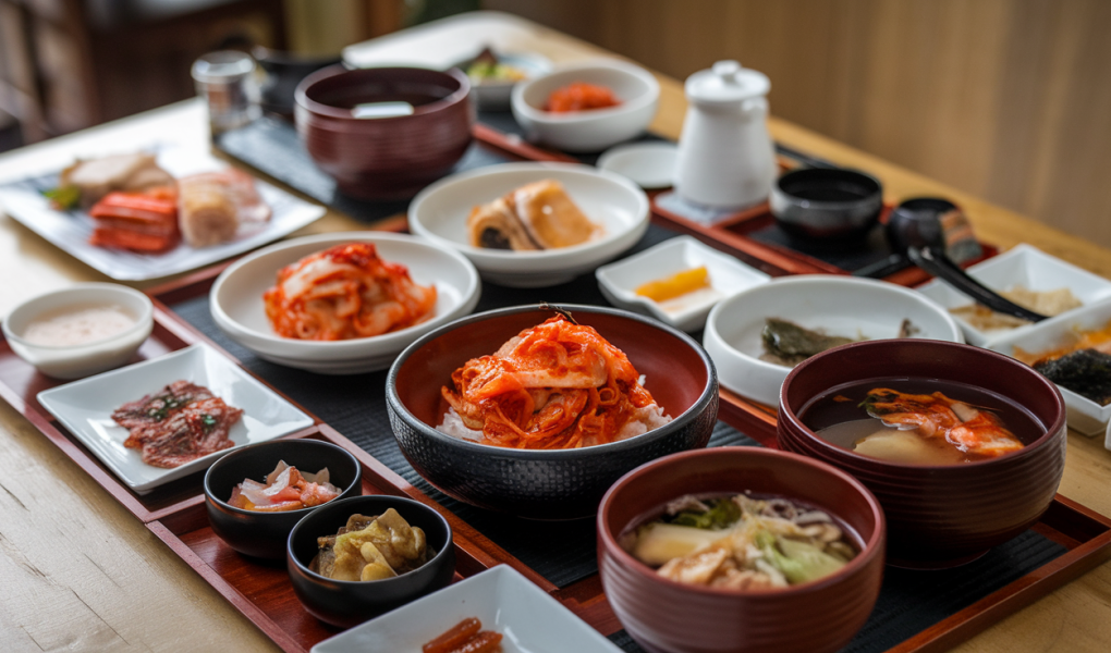 petit-dejeuner-coreen-traditionnel-table