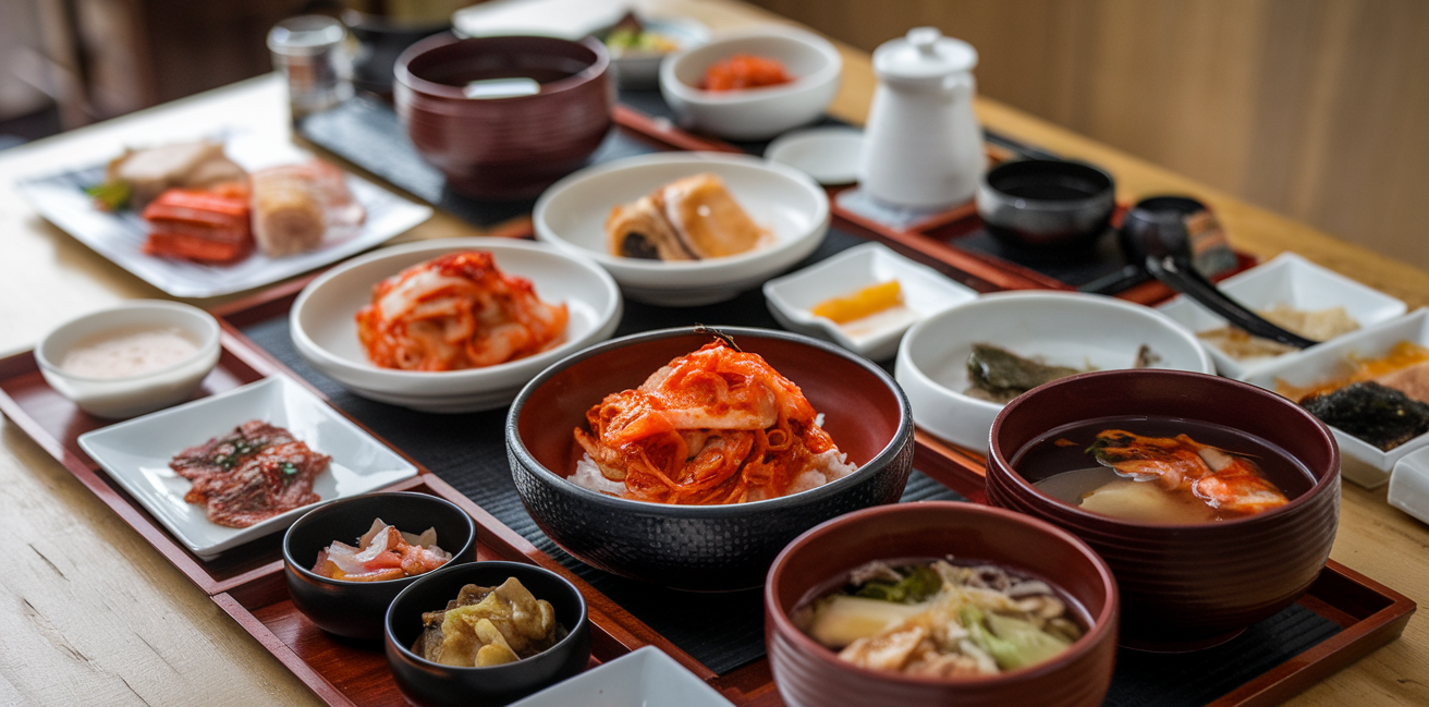 petit-dejeuner-coreen-traditionnel-table