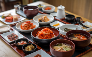 petit-dejeuner-coreen-traditionnel-table