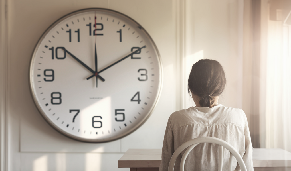 interieur-maison-horloge-personne-table