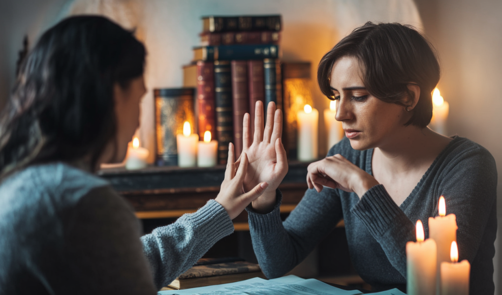 main-floue-livre-bougie-ambiance-mystique