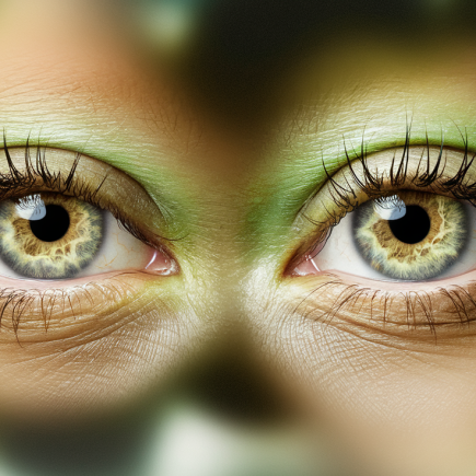 yeux-verts-noisette-gros-plan