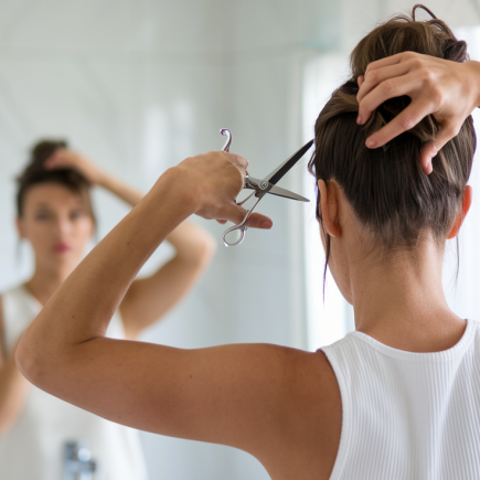 femme-ciseaux-salle-bain-miroir