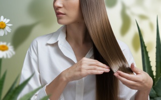 femme-cheveux-lisses-plantes-naturelles