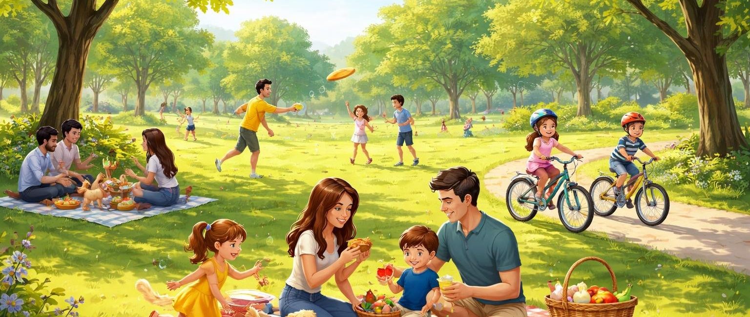 familles-parc-pique-nique-arbres-ciel