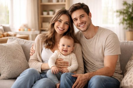 couple-jeune-salon-bebe-jouets