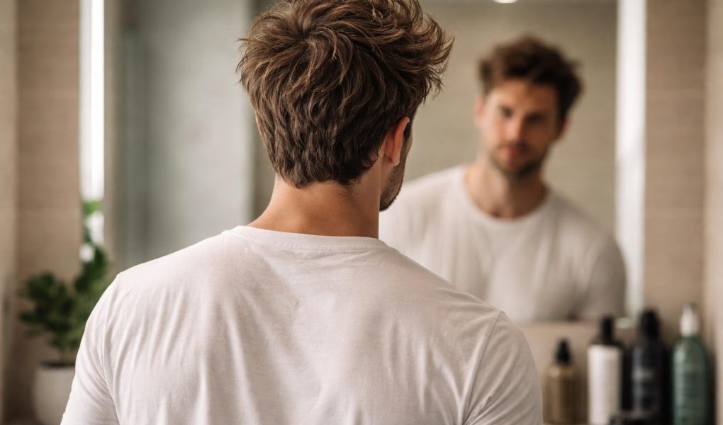 homme-dos-cheveux-rebelles-miroir