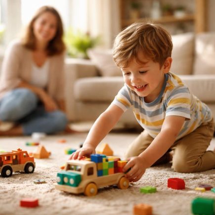 enfant-jouant-jouets-sourire-parent