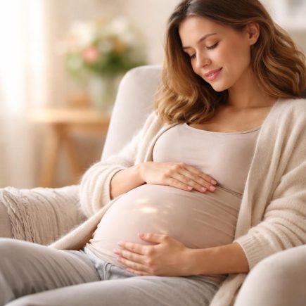 femme-enceinte-fauteuil-ambiance-douce