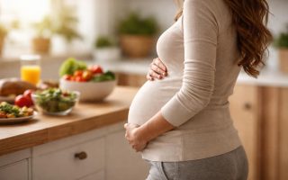 femme-enceinte-cuisine-aliments-frais