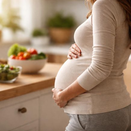femme-enceinte-cuisine-aliments-frais