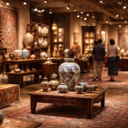 salle-exposition-artisanat-oriental-ceramiques-tapis