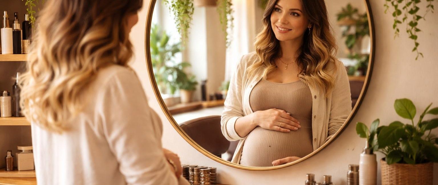 femme-enceinte-salon-coiffure-miroir